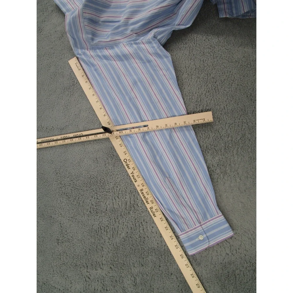 Polo Golf Ralph Lauren Westerton Shirt Mens XL Blue Stripe 100% Cotton NWT